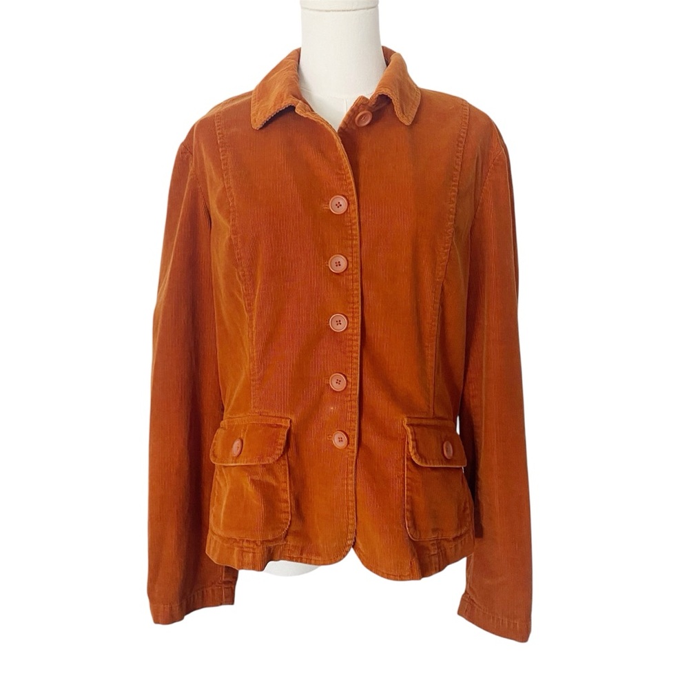 Talbots Spice Brown Corduroy Jacket